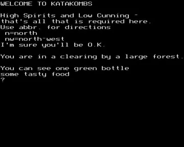 Katakombs (1983)(Golem)[h TSTH] screen shot game playing